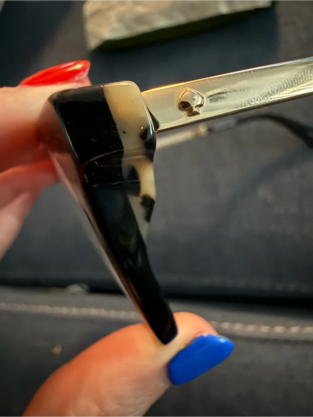 kate spade Black Frames with gold